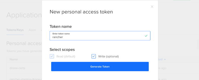 New access token